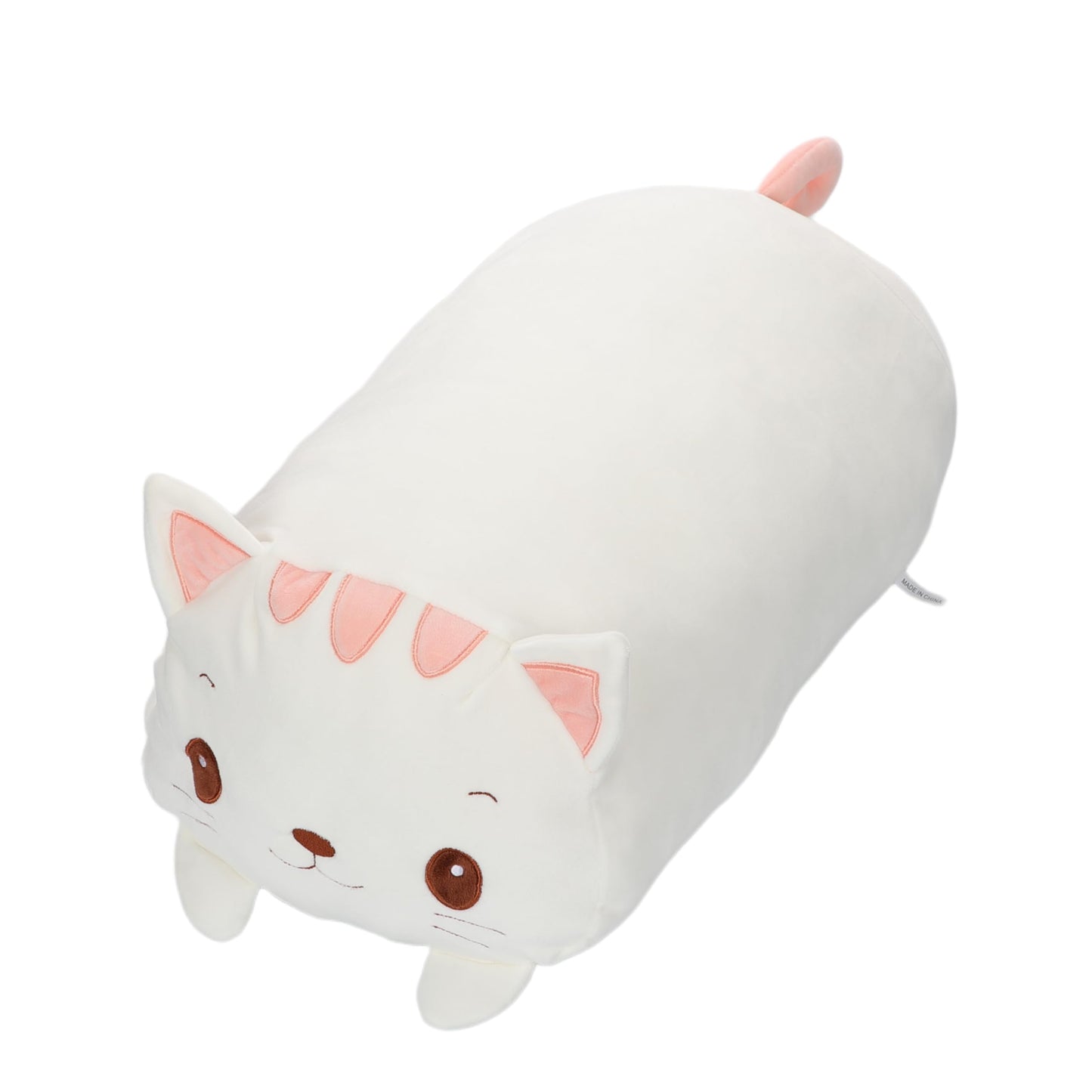 TemBe 23.6 inch Cute Large Elephant Plush Stuffed Animal Pillow, Very Soft Squish Mellow Hugging Toy Gifts for Bedding, Kids Sleeping Cute Pillow (Green Elephant)